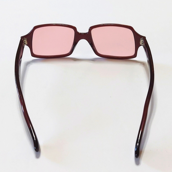 NWOT X Creation Cherry Blush Square Frame Rose Blush Lens Unisex Sunglasses - Picture 6 of 8